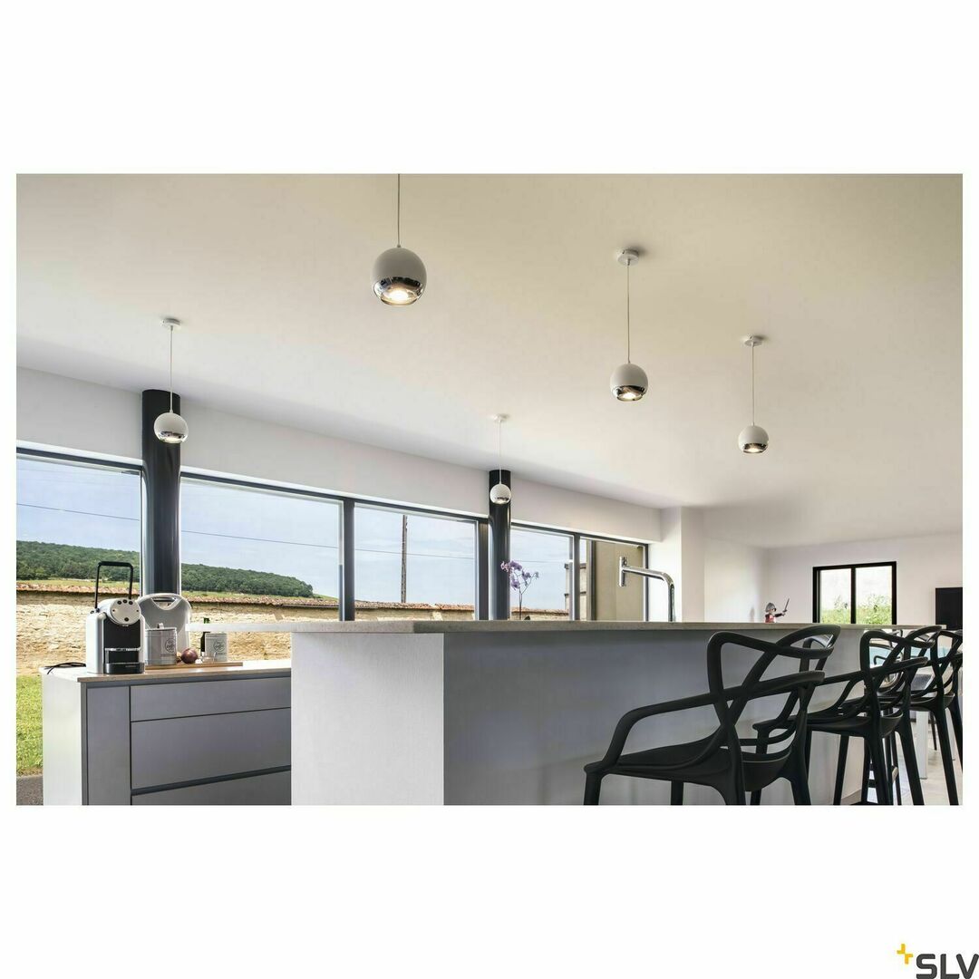 Zobacz Lampa wisząca SLV Light Eye ES111 biała chrom 75W 133481 Lampa wisząca SLV Light Eye ES111 biała chrom 75W 133481