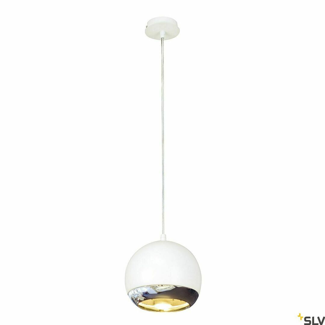 Wyświetl Lampa wisząca SLV Light Eye ES111 biała chrom 75W 133481 Lampa wisząca SLV Light Eye ES111 biała chrom 75W 133481