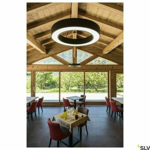 Lampa wisząca SLV MEDO RING 60 czarna LED 33W 3000K 133840 1 Lampa wisząca SLV MEDO RING 60 czarna LED 33W 3000K 133840 small 1