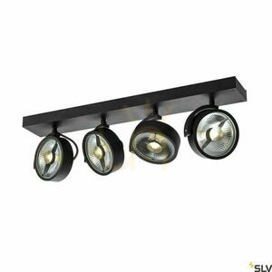 Oprawa wpuszczana SLV KALU 1002023 czarna aluminium 60 cm ES111 75W small 5