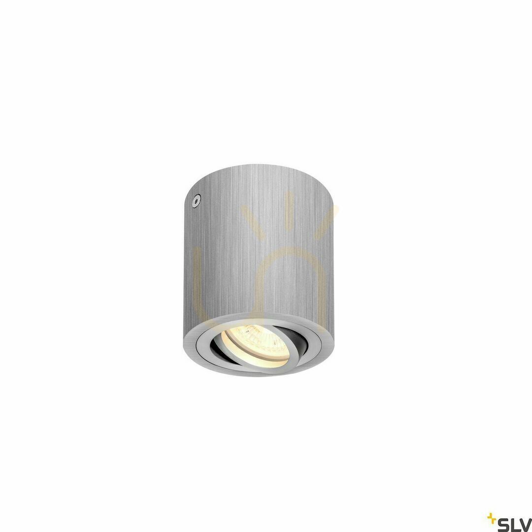 Obejrzyj Lampa sufitowa SLV TRILEDO ROUND CL GU10 aluminium 1002012 Lampa sufitowa SLV TRILEDO ROUND CL GU10 aluminium 1002012