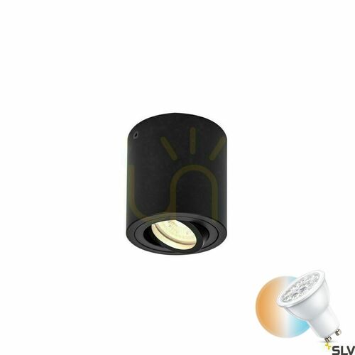Sprawdź Lampa sufitowa SLV TRILEDO ROUND CL czarna GU10 10W 1002010