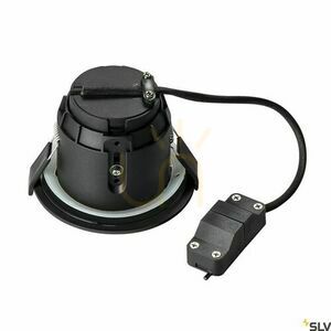 Oprawa wpuszczana zewnętrzna SLV VARU GU10 czarna 10 cm IP65 1001930 small 1