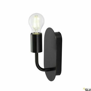 Lampa ścienna natynkowa SLV FITU WL czarna E27 IP20 1002148 small 1