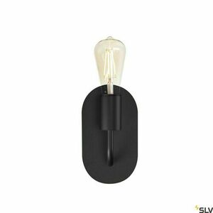 Lampa ścienna natynkowa SLV FITU WL czarna E27 IP20 1002148 small 2