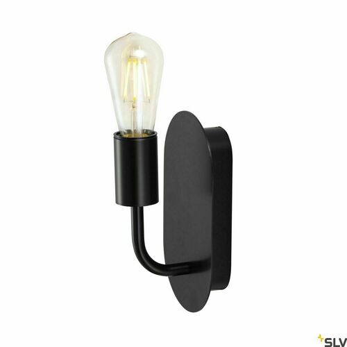 Sprawdź Lampa ścienna natynkowa SLV FITU WL czarna E27 IP20 1002148