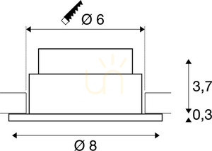 Oprawa wpuszczana SLV PATTA-I aluminium 7,3W IP65 3000K 1002100 6 Oprawa wpuszczana SLV PATTA-I aluminium 7,3W IP65 3000K 1002100 small 6