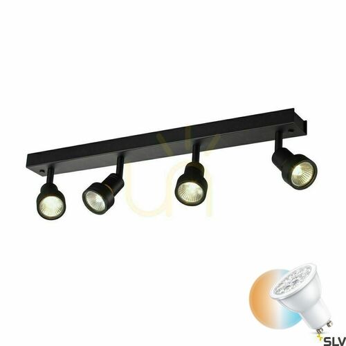 Sprawdź Oprawa wpuszczana SLV PURI czarna GU10 50W 56 cm 1002029