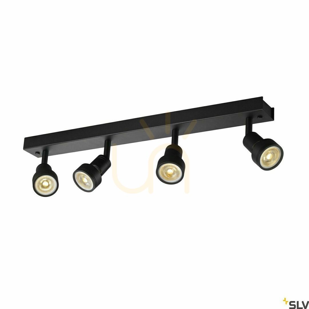 Zobacz Oprawa wpuszczana SLV PURI czarna GU10 50W 56 cm 1002029 Oprawa wpuszczana SLV PURI czarna GU10 50W 56 cm 1002029