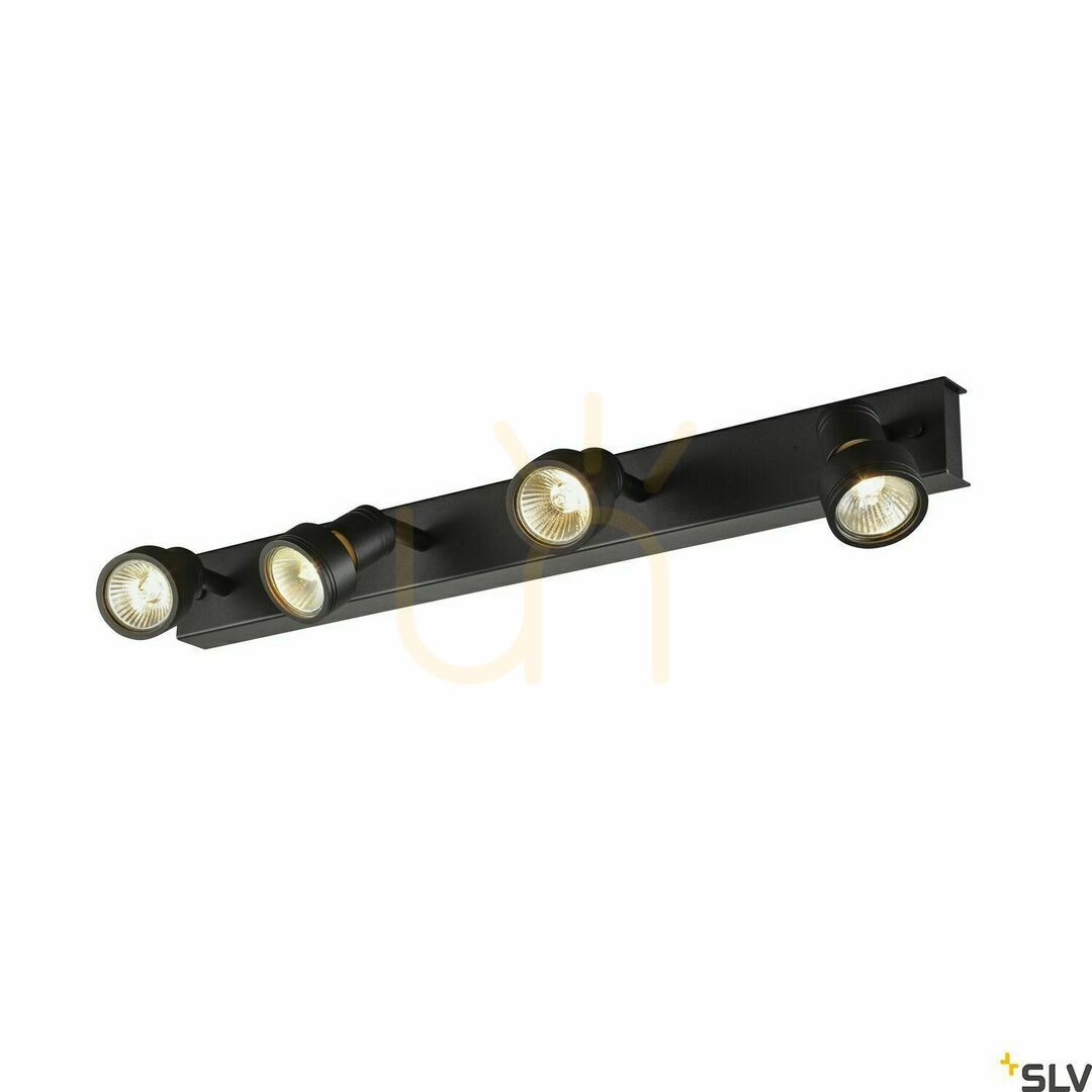 Obejrzyj Oprawa wpuszczana SLV PURI czarna GU10 50W 56 cm 1002029 Oprawa wpuszczana SLV PURI czarna GU10 50W 56 cm 1002029