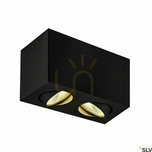 Sprawdź Lampa sufitowa SLV TRILEDO Double Square CL czarna 14W 3000K 1002003