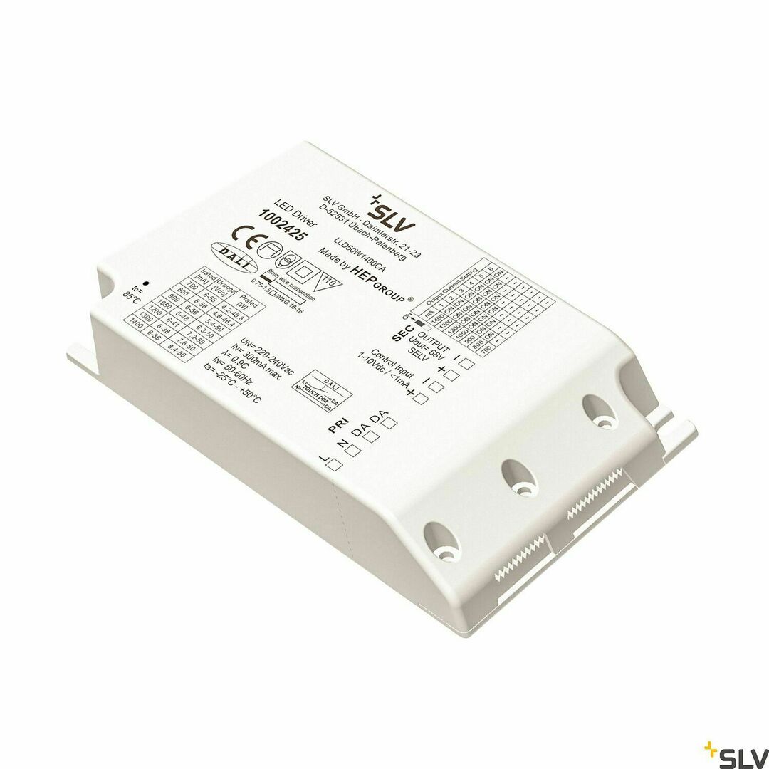 Sprawdź Sterownik LED SLV MEDO 600 DALI/1-10V ściemnialny biały 1002425 Sterownik LED SLV MEDO 600 DALI/1-10V ściemnialny biały 1002425
