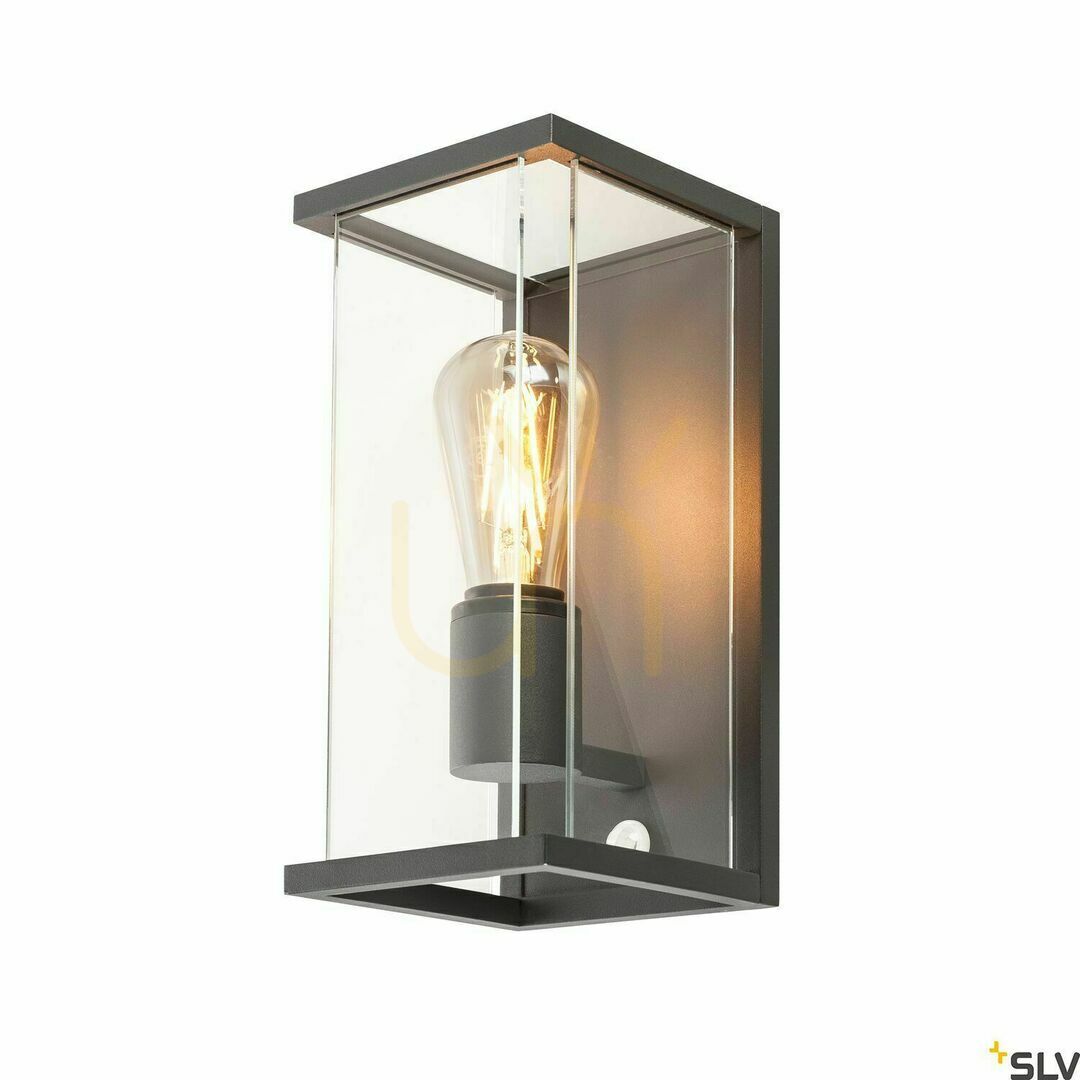 Sprawdź Lampa ogrodowa ścienna SLV QUADRULO E27 antracyt IP44 1002402 Lampa ogrodowa ścienna SLV QUADRULO E27 antracyt IP44 1002402