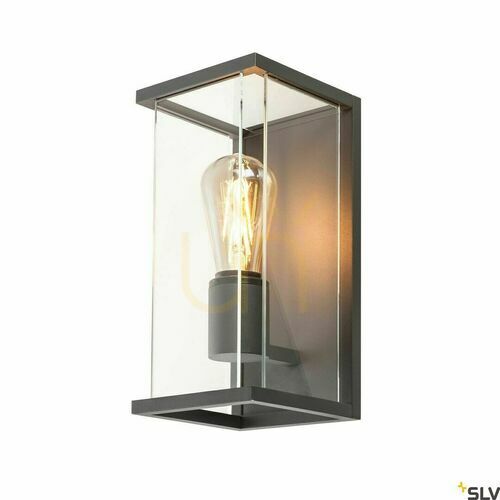Sprawdź Lampa ogrodowa ścienna SLV QUADRULO WL E27 antracyt IP44 1002403