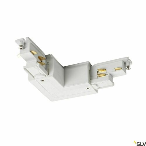 Sprawdź Łącznik kątowy z zasilaniem DALI SLV S-TRACK L biały 3-fazowy 1002649
