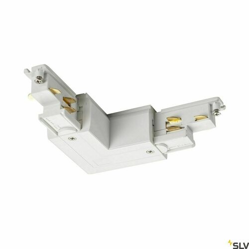 Sprawdź Łącznik kątowy z zasilaniem DALI SLV S-TRACK 3-fazowy biały 1002650