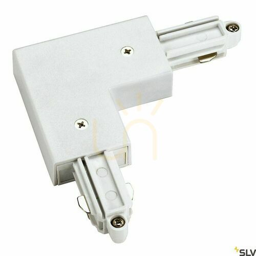 Sprawdź Łącznik narożny z zasilaniem do szynoprzewodu SLV 1 System biały 143051