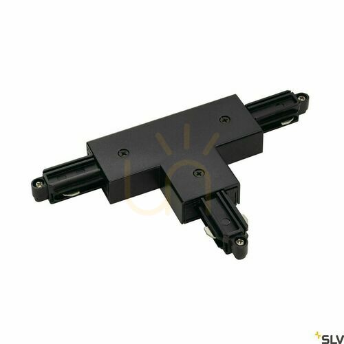 Sprawdź Łącznik T z zasilaniem do szynoprzewodu 1-fazowego SLV 1 SYSTEM czarny 143080