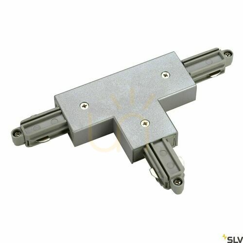 Sprawdź Łącznik T z zasilaniem do szynoprzewodu 1-fazowego SLV 1 SYSTEM szary 143082