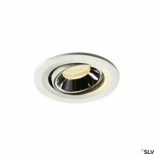 Oprawa wpuszczana SLV NUMINOS MOVE S biała/chrom 8,6W 3000K 1005351 small 0