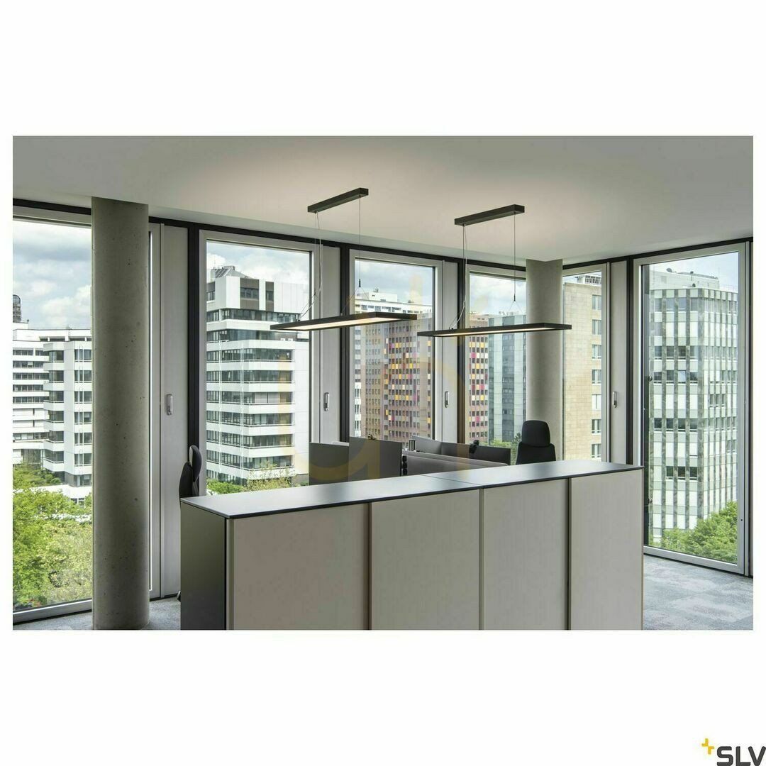 Wyświetl Lampa wisząca SLV WORKLIGHT DALI 120 cm czarna LED 57W 4000K 1005395 Lampa wisząca SLV WORKLIGHT DALI 120 cm czarna LED 57W 4000K 1005395