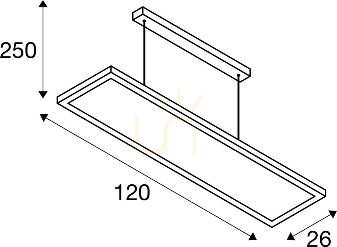 Wyświetl Lampa wisząca SLV WORKLIGHT DALI biała 57W 4000K 120 cm 1005396 Lampa wisząca SLV WORKLIGHT DALI biała 57W 4000K 120 cm 1005396
