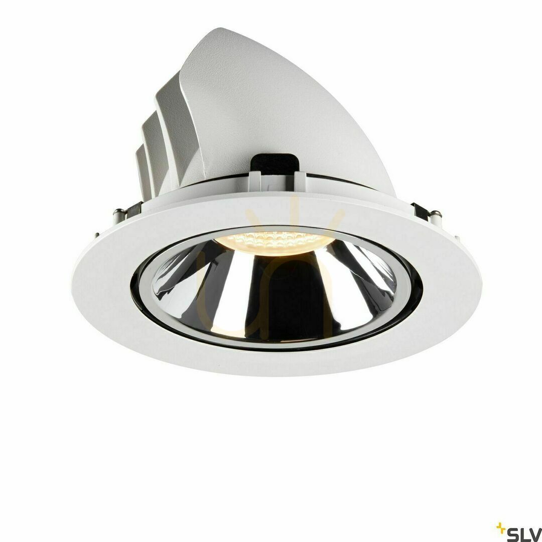 Zobacz Oprawa wpuszczana SLV NUMINOS GIMBLE XL biała/chrom 37,4W 2700K 1006043 Oprawa wpuszczana SLV NUMINOS GIMBLE XL biała/chrom 37,4W 2700K 1006043