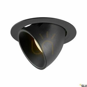 Czarna oprawa wpuszczana LED SLV NUMINOS GIMBLE XL 1006035 37,4 W 3300 lm 2700 K 55° small 0