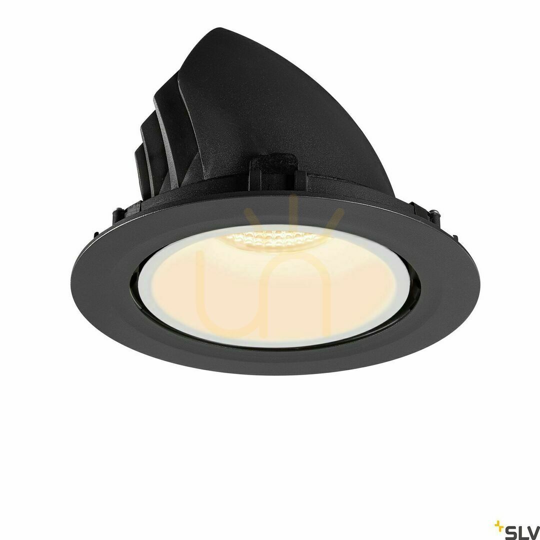 Zobacz Oprawa wpuszczana SLV NUMINOS GIMBLE XL 37,4W 2700K 3500lm czarno-biała 1006033 Oprawa wpuszczana SLV NUMINOS GIMBLE XL 37,4W 2700K 3500lm czarno-biała 1006033