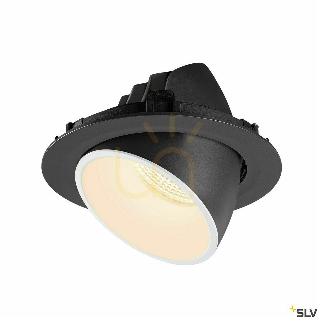Obejrzyj Oprawa wpuszczana SLV NUMINOS GIMBLE XL 37,4W 2700K 3500lm czarno-biała 1006033 Oprawa wpuszczana SLV NUMINOS GIMBLE XL 37,4W 2700K 3500lm czarno-biała 1006033