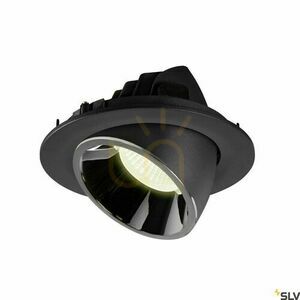 Oprawa wpuszczana SLV NUMINOS GIMBLE L czarna/chrom 25,4W 4000K 1006013 small 2