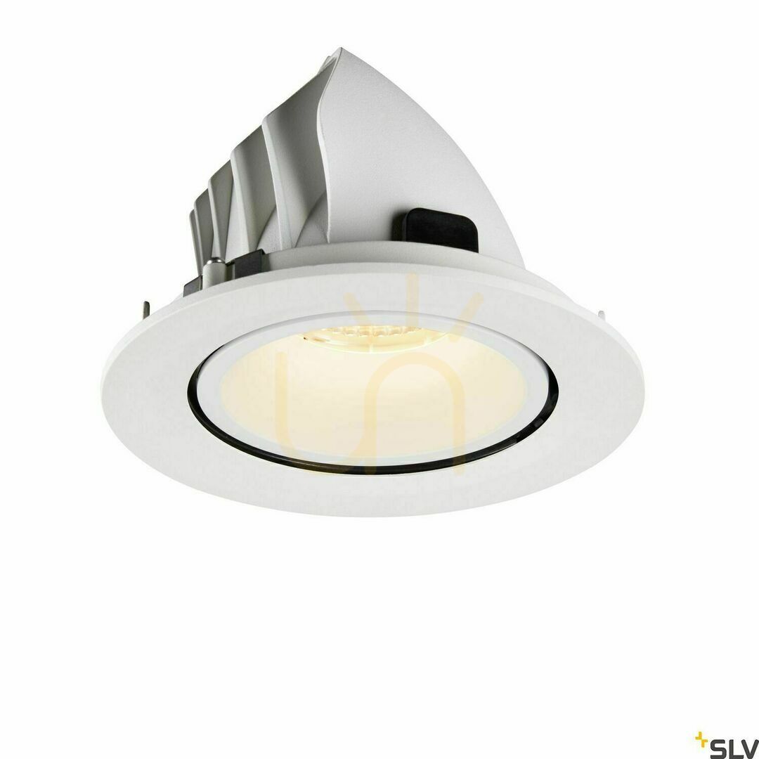 Zobacz Oprawa wpuszczana SLV NUMINOS GIMBLE L biała 25,4W 3000K 1006003 Oprawa wpuszczana SLV NUMINOS GIMBLE L biała 25,4W 3000K 1006003