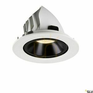 Oprawa wpuszczana SLV NUMINOS GIMBLE L biało-czarna 25,4W 2700K 1005987 small 1