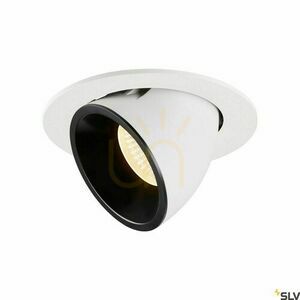 Oprawa wpuszczana SLV NUMINOS GIMBLE L biało-czarna 25,4W 2700K 1005987 small 0