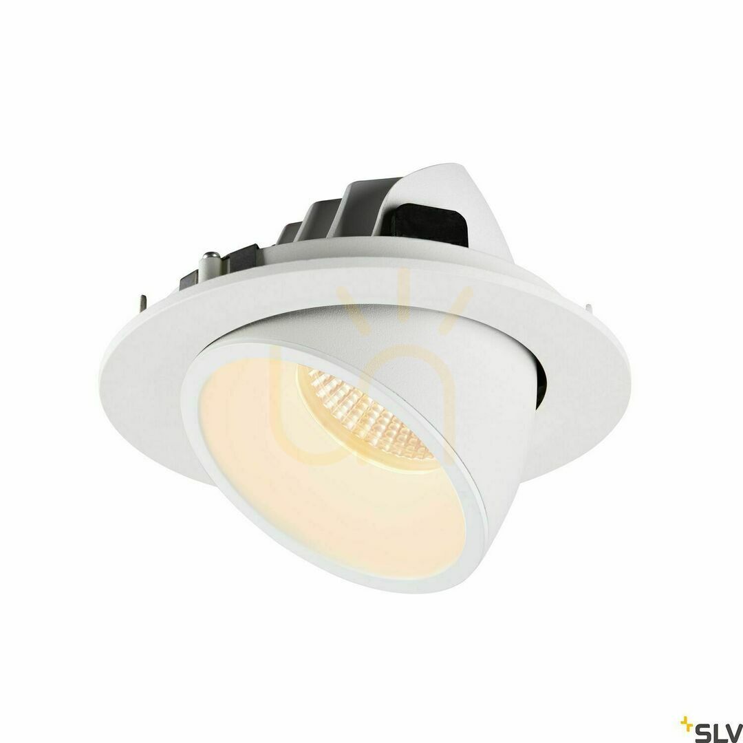 Obejrzyj Oprawa wpuszczana SLV NUMINOS GIMBLE L biała 25,4W 2700K 1005988 Oprawa wpuszczana SLV NUMINOS GIMBLE L biała 25,4W 2700K 1005988