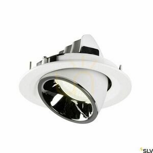 Oprawa wpuszczana SLV NUMINOS GIMBLE M biała/chrom 17,5W 4000K 1005971 small 2