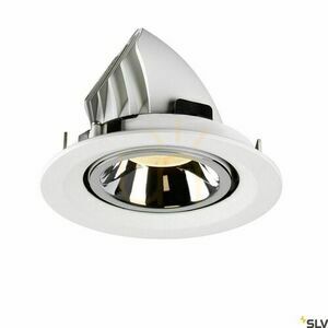 Oprawa wpuszczana SLV NUMINOS GIMBLE M biała/chrom 17,5W 2700K 1005935 small 1