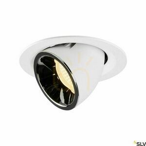Oprawa wpuszczana SLV NUMINOS GIMBLE M biała/chrom 17,5W 2700K 1005935 small 0