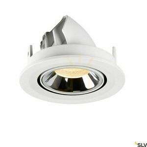 Oprawa wpuszczana SLV NUMINOS GIMBLE S biała/chrom 8,6W 2700K 1005881 small 1