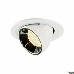 Oprawa wpuszczana SLV NUMINOS GIMBLE S biała/chrom 8,6W 2700K 1005881 small 0