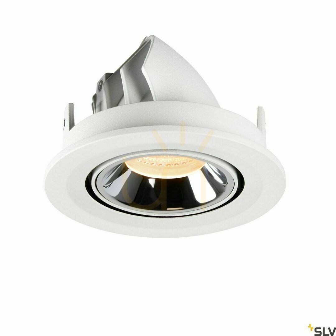 Zobacz Oprawa wpuszczana SLV NUMINOS GIMBLE S biała/chrom 8,6W 2700K 1005878 Oprawa wpuszczana SLV NUMINOS GIMBLE S biała/chrom 8,6W 2700K 1005878