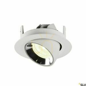 Oprawa wpuszczana SLV NUMINOS GIMBLE XS 1005863, biała/chrom, 7 W 730 lm 4000 K, CRI 90, 40° small 2