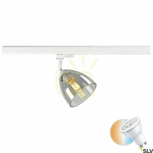 Sprawdź Lampa do szynoprzewodu SLV PARA CONE GL GU10 biała 3-fazowa 1006158