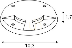 Moduł LED SLV PLOT antracyt aluminium 10,3 cm 1006174 3 Moduł LED SLV PLOT antracyt aluminium 10,3 cm 1006174 small 3