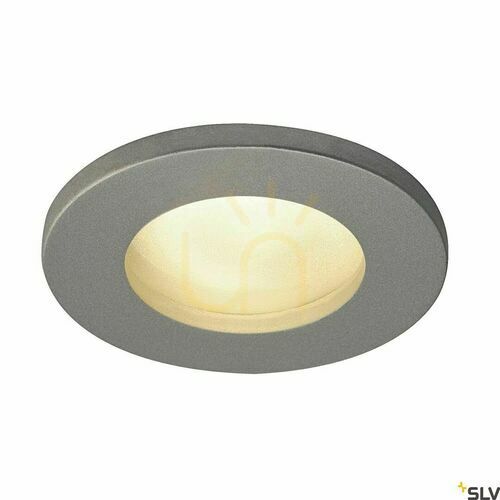 Sprawdź Oprawa wpuszczana zewnętrzna SLV DOLIX OUT 1001167, GU10, IP65, srebrnoszara, ø8,2 cm