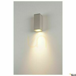 Lampa ścienna zewnętrzna SLV THEO Wall szara IP44 35W 229524 small 2