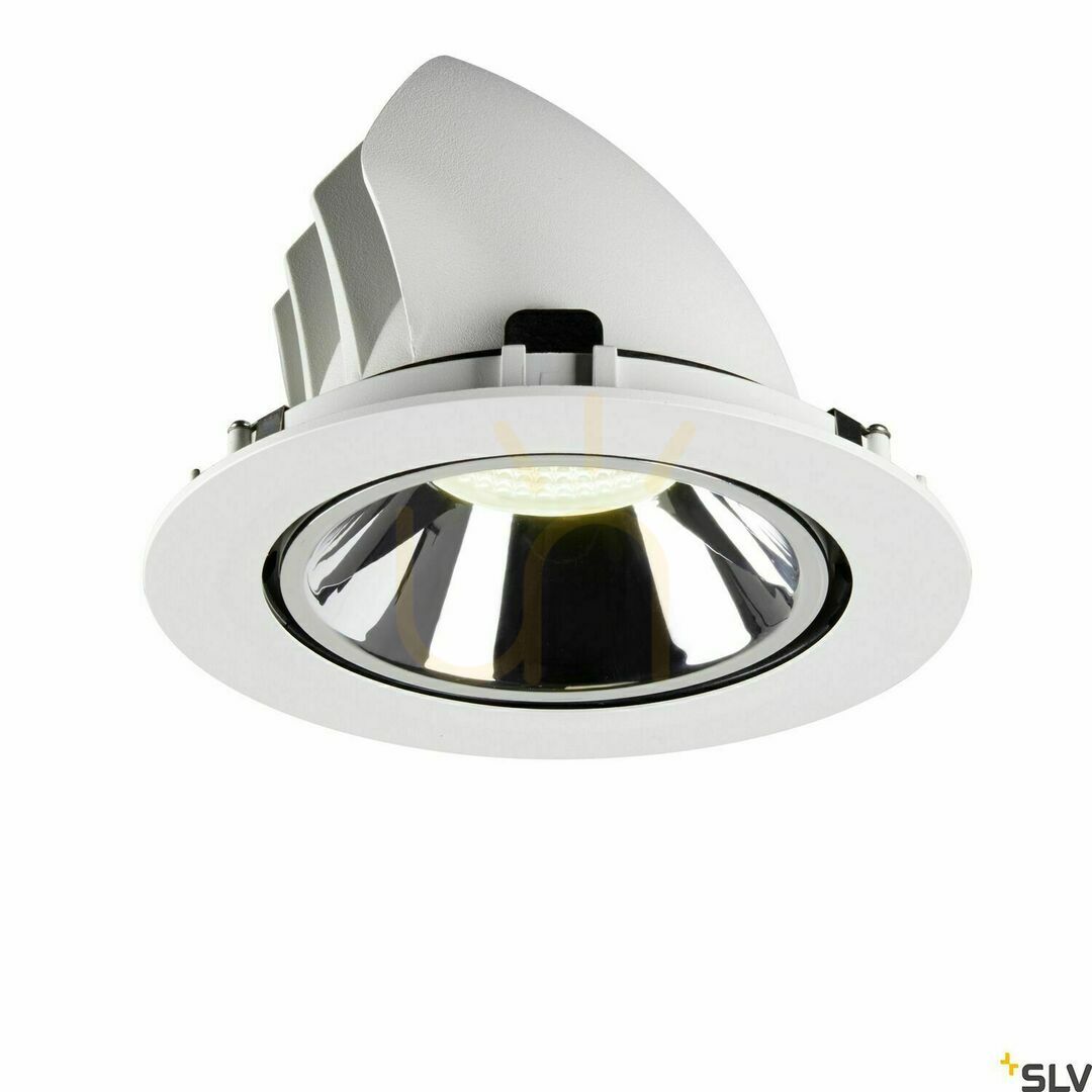 Zobacz Oprawa wpuszczana SLV NUMINOS GIMBLE XL biała/chrom 37,4W 4000K 1006079 Oprawa wpuszczana SLV NUMINOS GIMBLE XL biała/chrom 37,4W 4000K 1006079