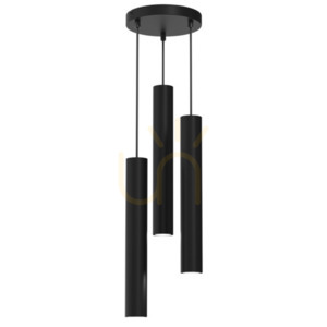 Lampa Wisząca Hudson Black 3x Gu10 small 0