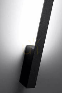 Kinkiet LAHTI S czarny LED 4000K  - THORO small 3