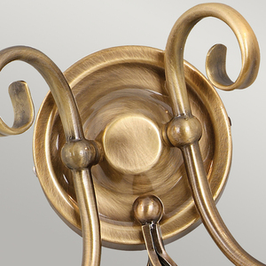 Lampa ścienna Artisan 2 Light - postarzany mosiądz Elstead small 1